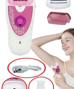 دستگاه گرفتن شارژی موکن خیس استفاده 1مو کن 2 در 1 خشک صورتی قابل حمل مویی برند Calido Elektronik کد 1700487687