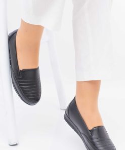 کفش راحت ارتوپدیک کامل زمستانی کف روزانه مشکی زنانه برند ERN SHOES کد 1700497767
