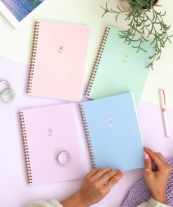 ست مدرسه چهارخانه 80برگ مارپیچ برند Matt Notebook کد 1699609566