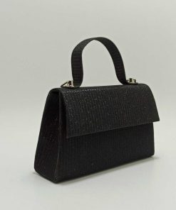 کیف مجلسی اکریلیکی مشکی زنانه برند dizaynbag کد 1700750781