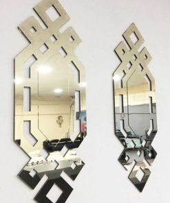 دیوار اینه‎ای 2تیکه دار نقره برند hediyesepetin کد 1706923147