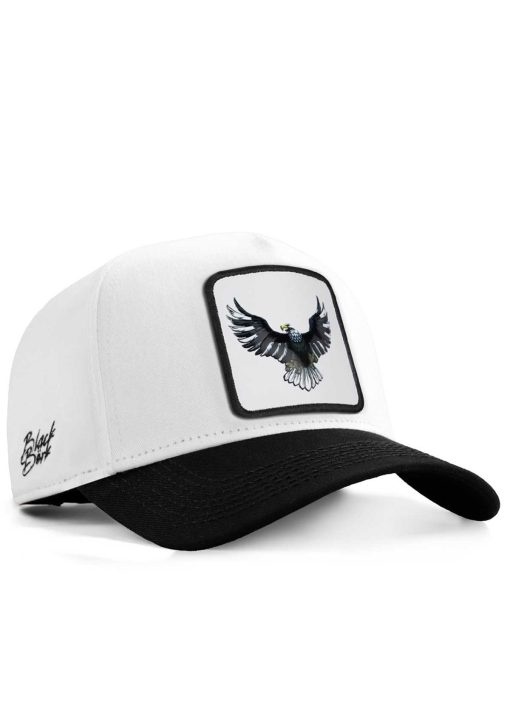 کلاه سپر لوگو‎دار عقاب سفید-سیاه (قطر) برند BlackBörk کد 1707019509