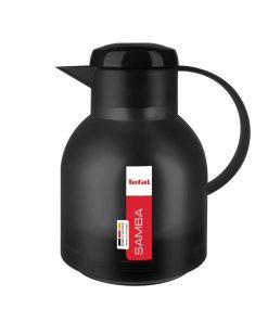 فلاسک فولادی ضد زنگ قلاب دوزی کمپ 12ساعت 1l مشکی انزوا برند TEFAL کد 1712577801