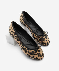 کفش عروسکی گرد پلنگی بالرین نوک روزانه آدوسا زنانه برند Marjin کد 1717525574