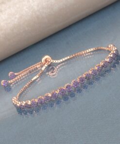 دستبند papatya نگین دار 925عیار نقره برند LINTERNA کد 1717830457