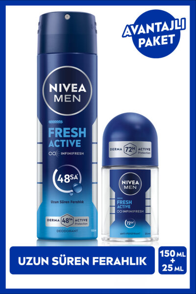 دئودورانت اسپری تازه کوچک مردانه برند NIVEA کد 1719506274