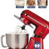 مخلوط کن ورز دادن سرآشپز آشپزخانه 10 سطح 5.5لیتر قرمز برند GoldMaster کد 1719545114