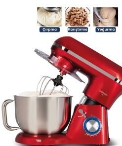 مخلوط کن ورز دادن سرآشپز آشپزخانه 10 سطح 5.5لیتر قرمز برند GoldMaster کد 1719545114