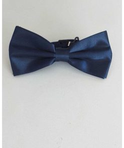 پاپیون ساتن سرمه ای برند Moda Nur Kids کد 1719484999