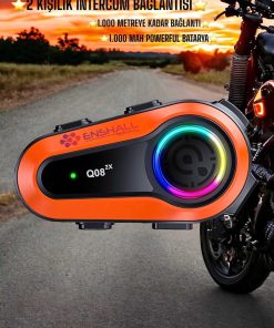 موتورسیکلت ست 2 نفر نورانی هدفون متصل اینترکام rgb برند Enshall کد 1719498251