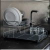 سبد آبچکان جا بشقابی دو خشک کن طبقه دار ضد زنگ پیشخوان رو 50cm برند Hagen کد 1719414365