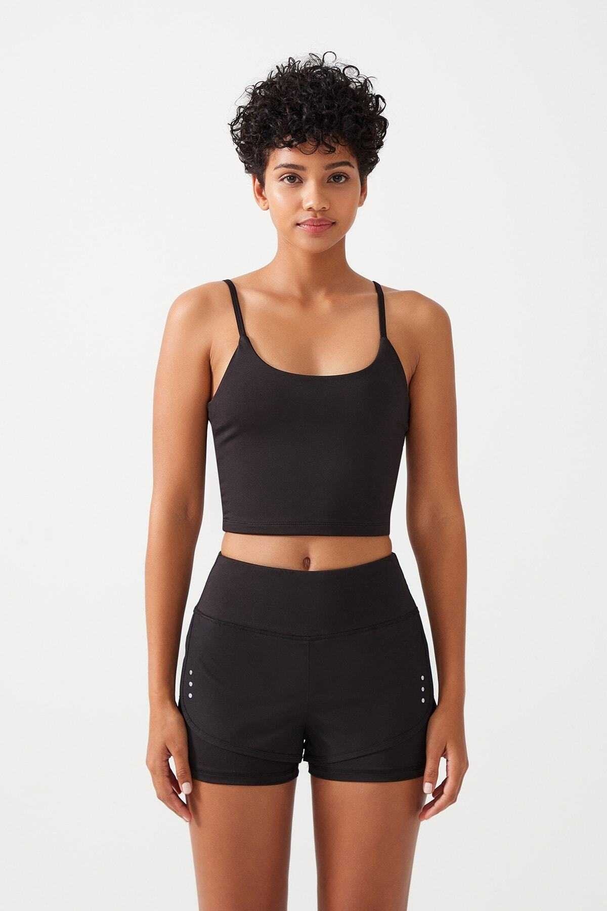 تایت اسپرت 20 شورت دار مشکی زنانه برند LOS OJOS کد 1720573519