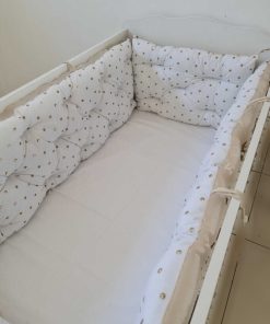محافظ گهواره پوست ماری 30ست بالشت برند babynestdunyasi کد 1720799539
