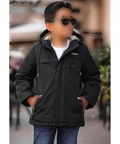 کاپشن زمستانی بچه گانه آستر خزدار برند DOXGER کد 1720325180