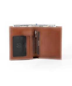 کیف پول مردانه چرم اصل دنیس برند bayderi کد 1719970332