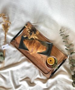 سینی درخت دسته دار راش چوب , مشکی برند NOBLERAVEN DESIGN کد 1719912910