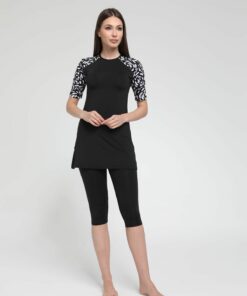 مایو اسلامی پوشیده نیمه آستین کوتاه برند Chelly کد 1720033984