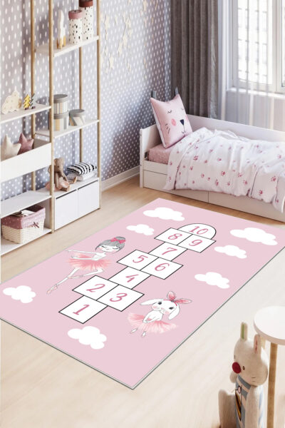 فرش قابل شستشو جوان بچه گانه کف لیز نمیخورد بازی برند Hülya Home کد 1721804394