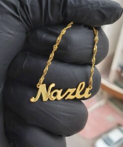 گردنبند 24عیار 925عیار روکش طلایی نقره برند ÖZGÜR TAKI کد 1720479844