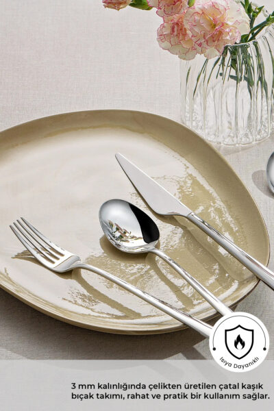 جعبه‎دار ست کارد, قاشق و چنگال 12نفره 84تکه برند Emsan کد 1720244363