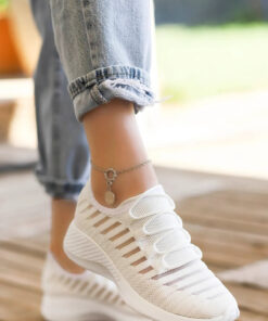 کفش اسپرت بافتنی لیلی سفید برند kajal ayakkabı کد 1720349011