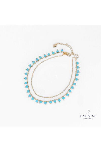 آبی دوتایی منجوقدار برند Falaise Accessories کد 1720093290