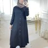 ست دکمه‎دار سنبله مشکی برند Aşkı Endam کد 1720609327