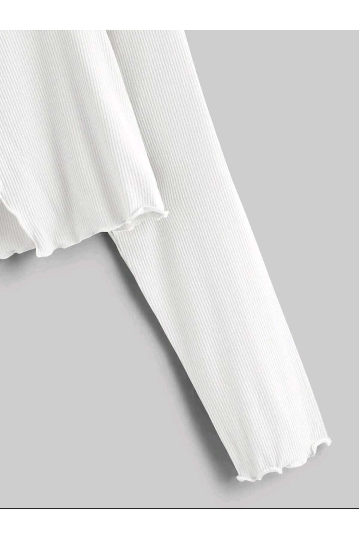 بافتنی آستین بلند از جلو بسته شدنی دوخت چیندار لبه زنانه برند morche کد 1720534384