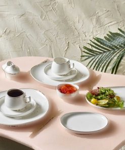 صبحانه ست 6نفره 34تکه طلایی ساده برند Karaca کد 1720958544