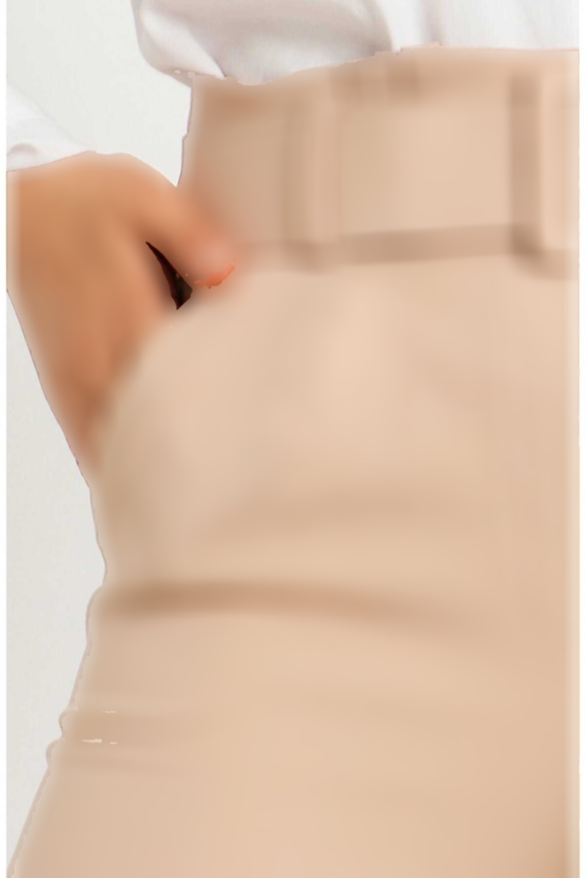 پاچه لوله تفنگی کمربند دار دور کمر بلند سایز بزرگ سنگی شلوار با هدیه بالکا برند Aşkı Endam کد 1720626441