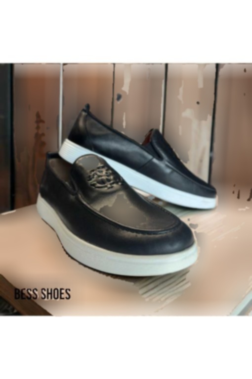 کالج کفش راحتی چرم اصل مردانه کفش، تاج دار، برند BESS SHOES کد 1720341736