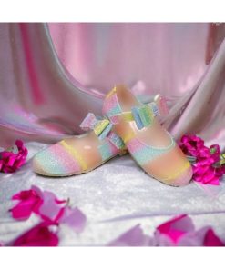 کفش عروسکی ارتوپدیک 300 رنگی رنگین کمان دخترانه برند PATİK BEBE کد 1720823053