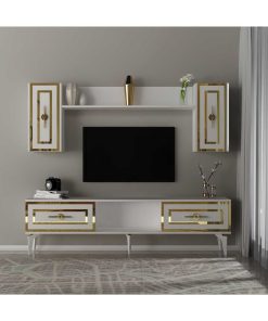 ست سفید- طلایی برند DEMONTE DECOR کد 1720453281