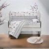 ست خواب کودک 7تکه طرح‎دار زیگ زاگ طوسی سفید برند Aktehome کد 1720799541