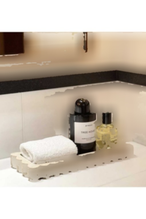 بشقاب سرویس حمام طبیعی طرح‎دار سنگ مرمر تنظیم کننده ، برند Modestmar کد 1719910470