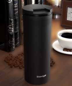 لیوان فلاسک مسافرتی فولادی ضد زنگ 400میلی لیتر 20 برند Stevig کد 1719927680