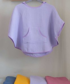 پانچو ارگانیک muslin 4طبقه دار 100پنبه برند HAFY BABY کد 1720409477