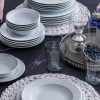 سرویس غذاخوری 24تکه سفید برند Güral Porselen کد 1722072553