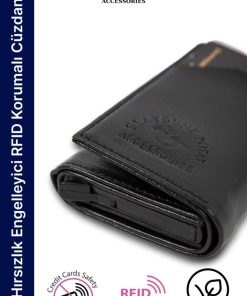 کیف پول محافظ قسمته سکه اتوماتیک جا کارتی چرم برند Blatoune Polo کد 1719959122