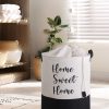 سبد اسباب بازی خانه پارچه چاپی سفید چند کاربردی برند PRENDİ HOME کد 1720430183