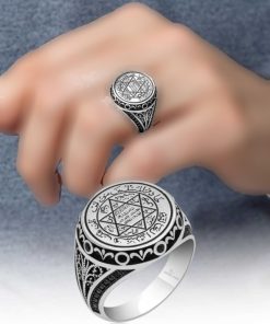 انگشتر 925نقره ای کار شده مردانه برند ALYANSEVİM کد 1720107220