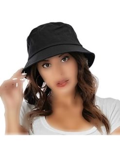 سطل ساده پارچه اسکی تابستانی کلاه لبه دار، زنانه مردانه برند derikem کد 1720350312