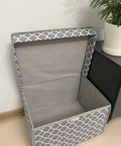 زنجیردار نگه داری کوچک طرح طوسی جعبه، جعبه کیف، سازمان دهنده، اسباب بازی چند کاربردی برند VAYBE کد 1720422133