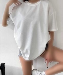 تیشرت گشاد پنبه یقه گرد مشکی برند Eldemir کد 1720524380