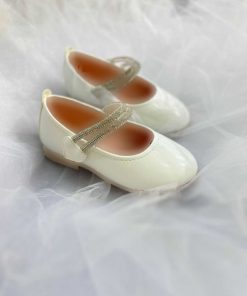 کفش عروسکی نگین دار دخترانه برند PATİK BEBE کد 1720346488