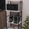 قفسه مایکروویو تنظیم کننده کمد آشپزخانه اجاق گاز سفید چند کاربردی برند CMKStore کد 1720453564
