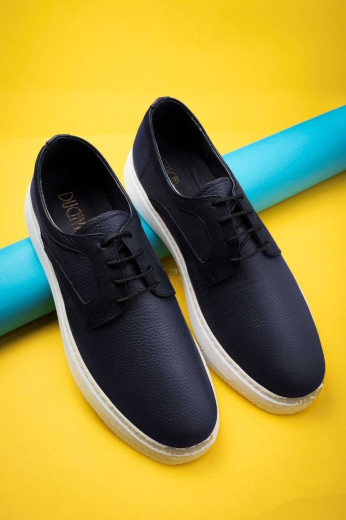 کفش راحتی سبک تابستانی بند دار کفش، مردانه چرم اصل برند Ducavelli کد 1720342394