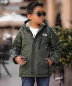 کاپشن زمستانی بچه گانه آستر خزدار برند DOXGER کد 1720327568