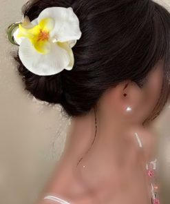 گیره سگک‌دار بزرگ گل‎دار ارکیده زنانه برند C&E Design کد 1720118133