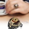 انگشتر طرح‎دار نقره مردانه ستاره و هلال برند ALYANSEVİM کد 1719847805